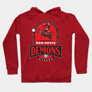 Red Devil Alaska Demons Hoodie